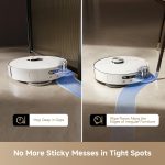Robot Vacuum And Mop 19,000Pa Suction Obstacle Avoidance White - Image 4