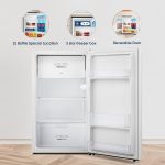 Under Counter Fridge 82L Adjustable Thermostat White Reversible Door - Image 3