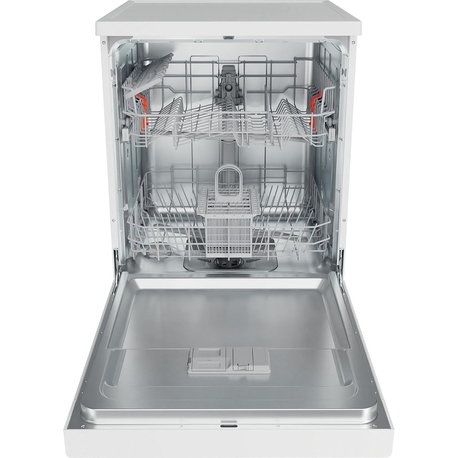 71TKlf4241L._SL1500.jpg Freestanding Dishwasher 14 Place Settings 46dB White - Image 1