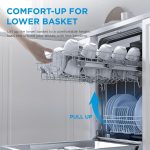 Freestanding Dishwasher 10 Place Settings 45cm Stainless Steel - Image 10