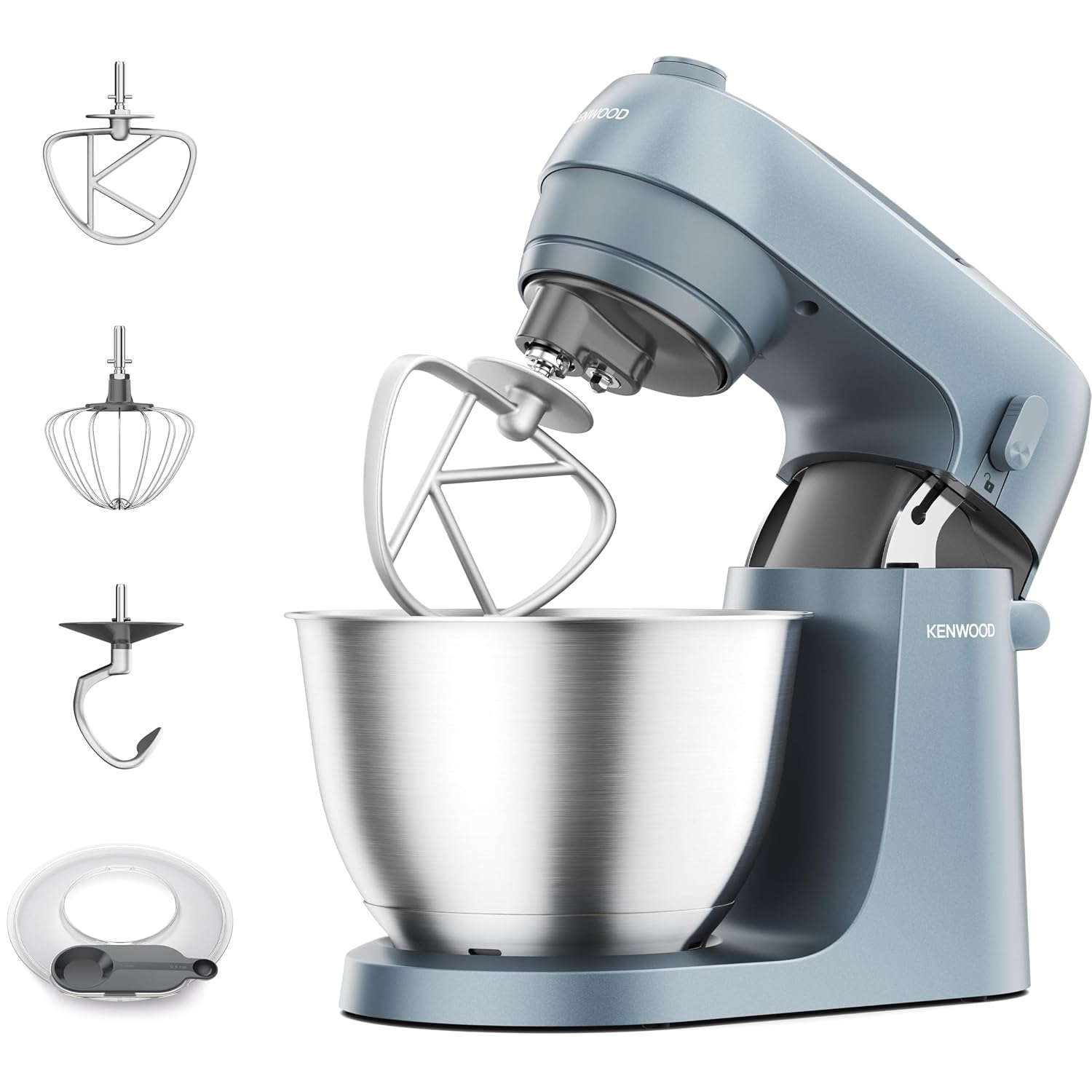 71UYdvOTr1L._SL1500.jpg Stand Mixer 4L 800W 6 Speeds Storm Blue - Image 1