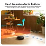 Robot Vacuum Cleaner with Mop 10,000 Pa Suction Dual Anti-Tangle Brushes Black - Image 8