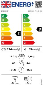 Integrated Washer Dryer 7Kg Wash 5Kg Dry 1400Rpm White - Image 5