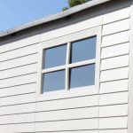Outdoor Garden Storage Shed 7 X 7 Ft Beige Plastic Steel Frame - Image 9