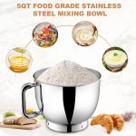 Stand Mixer 5-Quart 8-Speed 1000W Tilt-Head Black - Image 2