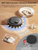 Robot Vacuum And Mop 6000Pa Self-Emptying LiDAR Navigation Black - Image 6