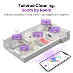 Robot Vacuum Cleaner 7000Pa LiDAR Navigation 180Mins Runtime Black - Image 5
