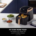 Air Fryer 6.2L 2000W 6 Functions Black/Copper - Image 5
