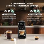 Pod Coffee Machine 5 In 1 20 Bar 0.8L Black - Image 6
