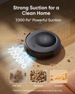 Robot Vacuum Cleaner With Mop 7000Pa Suction Ultra-Slim Black - Image 5