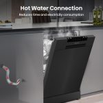 Freestanding Dishwasher 10 Place Settings 60cm Black - Image 8