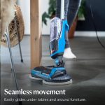 Electric Mop 105W Rotating Pads Hard Floor Cleaner Polisher Titanium/Blue - Image 3