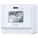 Portable Countertop Dishwasher 5L Tank 9 Programs 37cm Narrow White - Image 9