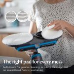 Electric Mop 105W Rotating Pads Hard Floor Cleaner Polisher Titanium/Blue - Image 5