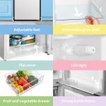 Freestanding Fridge Freezer 174L 70/30 Split Low Frost White - Image 6