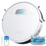 Robot Vacuum Cleaner 7000Pa LiDAR Navigation Auto-Empty White