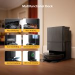 Robot Vacuum Cleaner With Mop 12000Pa Suction FlexiArm Edge Mopping Black - Image 3