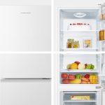 Freestanding Fridge Freezer 175L 60/40 Split E Rated White Reversible Door - Image 4