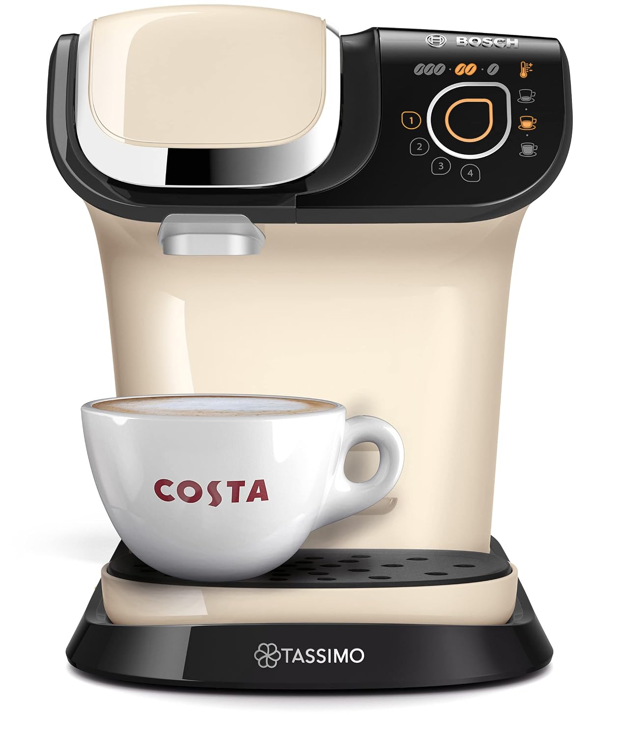 71edQl3k_8L._SL1500.jpg Coffee Machine 1500W 1.3L T Disc Intellibrew Cream - Image 1
