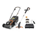 Cordless Lawn Mower 37cm Cutting Width 6 Height Settings 20-70mm 40V 4.0Ah Black - Image 9