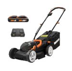 Cordless Lawn Mower 37cm Cutting Width 6 Height Settings 20-70mm 40V 4.0Ah Black - Image 8