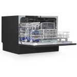 Table Top Dishwasher 6 Place Settings 6 Programmes Black - Image 9