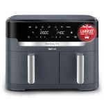 Dual Air Fryer 11L 8 In 1 2700W Touchscreen Java-Grey