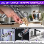 Handheld Vacuum Cleaner 22000Pa 3 Speed Brushless Motor Cordless Silver - Image 3