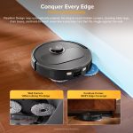 Robot Vacuum Cleaner With Mop 12000Pa Suction FlexiArm Edge Mopping Black - Image 4