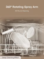 Countertop Dishwasher 5L 6 Programs Delay Start Air Dry White - Image 5