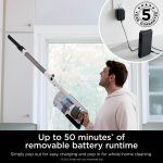 Cordless Stick Vacuum Cleaner 0.7L Floor Detect Anti-Hair Wrap Java - Image 10