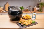 Air Fryer 1.2kg Capacity 1550W 6 People Low Oil Automatic Scoop Black - Image 3