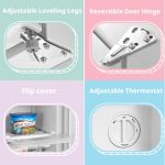 Under Counter Freezer 60L Freestanding With Reversible Door White - Image 7