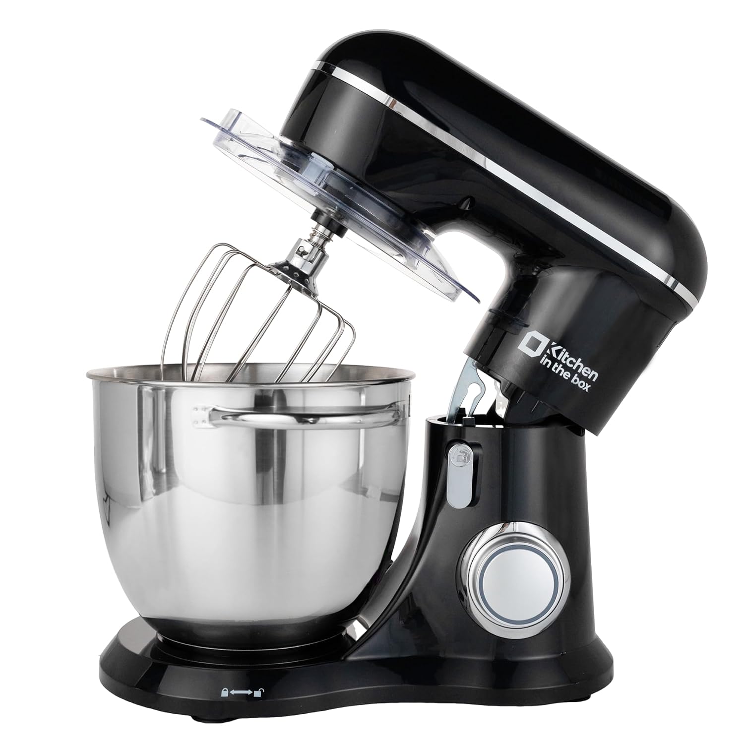 71kroxo4LSL._SL1500.jpg Stand Mixer 1300W 6L 10 Speeds Pulse Function Black - Image 1