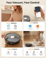 Robot Vacuum Cleaner 5000Pa Suction 180 Min Ultra Slim Black - Image 6