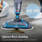Electric Mop 105W Rotating Pads Hard Floor Cleaner Polisher Titanium/Blue - Image 4
