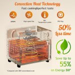 Air Fryer Oven 24L 1800W 10-in-1 Rotisserie Digital Knob Silver - Image 3