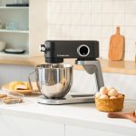 Stand Mixer 5L 8 Speeds Timer Stainless Steel Bowl Black - Image 8