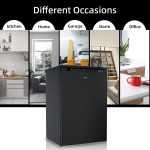 Upright Freezer 90L Reversible Door Adjustable Thermostat Black - Image 7