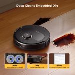 Robot Vacuum Cleaner With Mop 12000Pa Suction FlexiArm Edge Mopping Black - Image 6