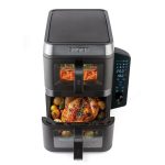Double Stack Air Fryer 9L 2400W 12 Functions Black - Image 4