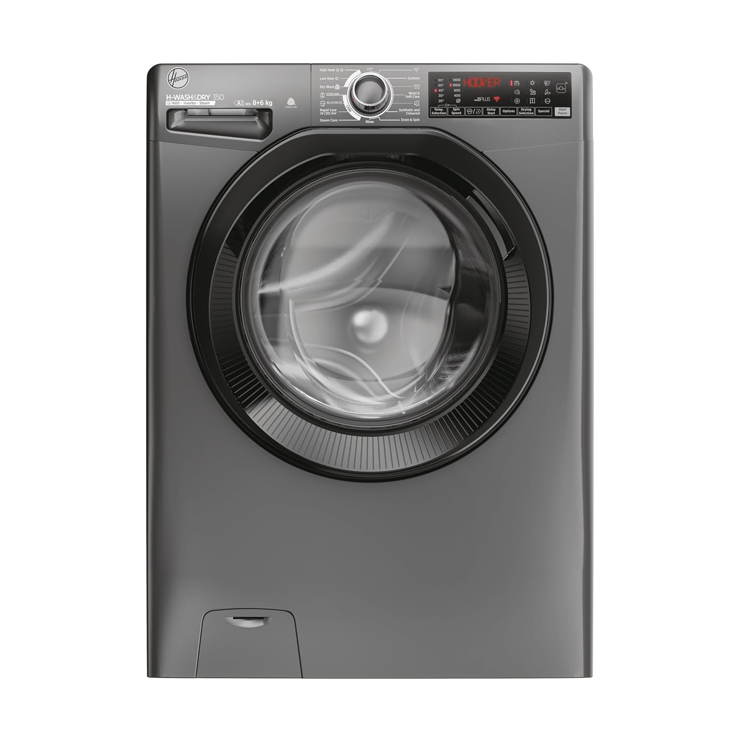71o52rL1rRL._SL1500.jpg Freestanding Washer Dryer 9Kg Wash 6Kg Dry 1600Rpm Graphite - Image 1