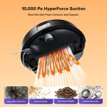 Robot Vacuum Q10 S5+ Self-Emptying 10000Pa Suction Dual Anti-Tangle Black - Image 3