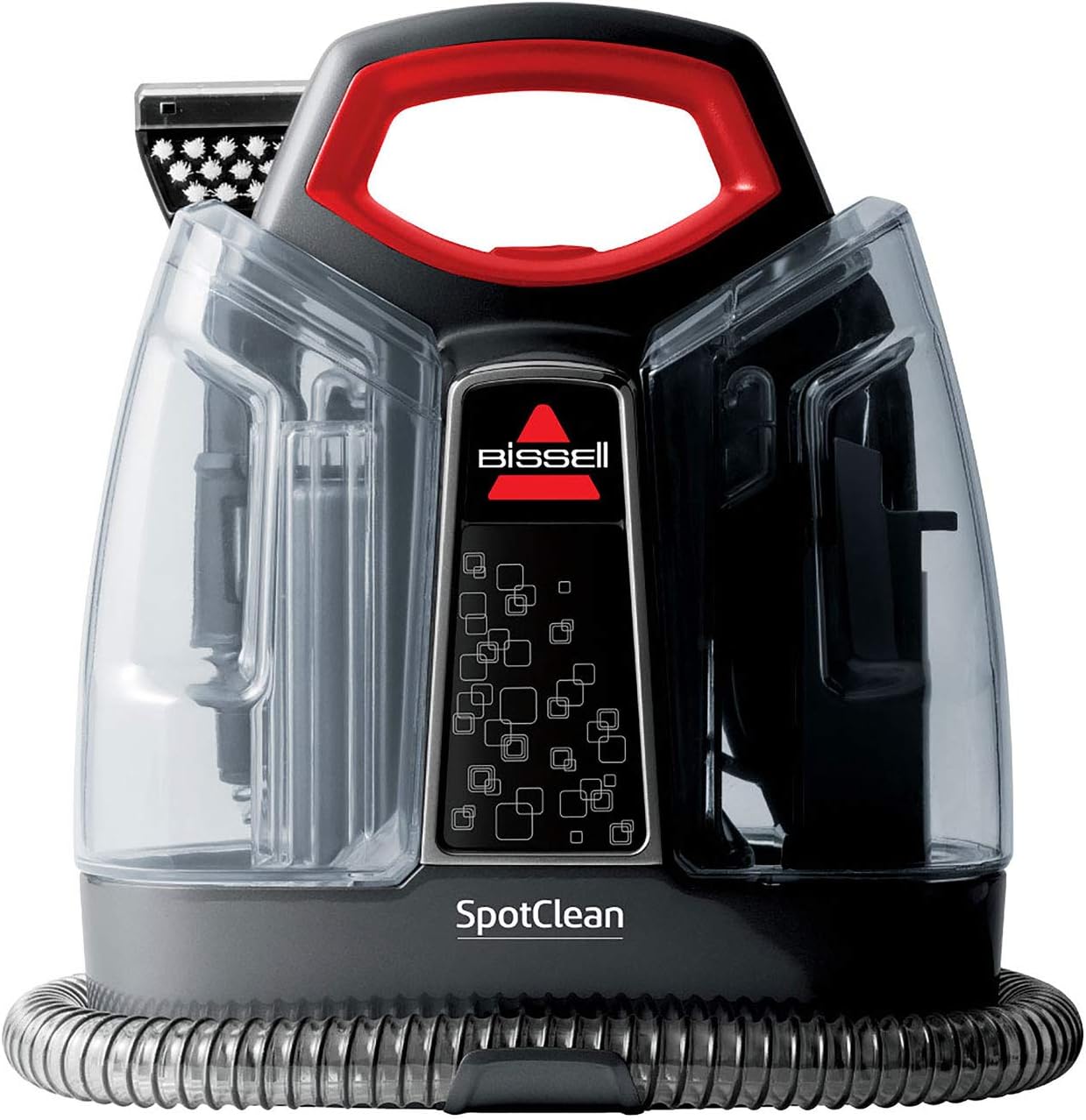 71oRIluPi7L._AC_SL1280.jpg Portable Carpet Cleaner 330W HeatWave Technology Spot Cleaner Titanium/Red - Image 1