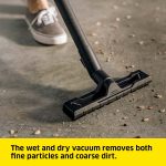 Wet And Dry Vacuum Cleaner 12L 1000W Blowing Function Yellow - Image 4