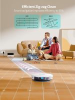 Robot Vacuum Cleaner 7000Pa LiDAR Navigation Auto-Empty White - Image 5