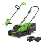 Cordless Lawn Mower 33cm 24V Brushless Motor 30L Bag 4Ah Battery - Image 8
