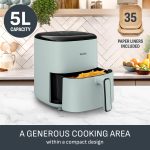 Air Fryer 5L 1500W 10 Programs Digital Touch Eucalyptus - Image 7