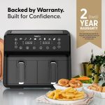 Dual Zone Air Fryer 9L 8-in-1 2700W Extra-Large Capacity - Image 6
