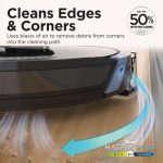 Robot Vacuum & Mop 2-in-1 Self-Empty LiDAR Mapping Edge Cleaning Black - Image 7